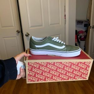 Olive green Vans